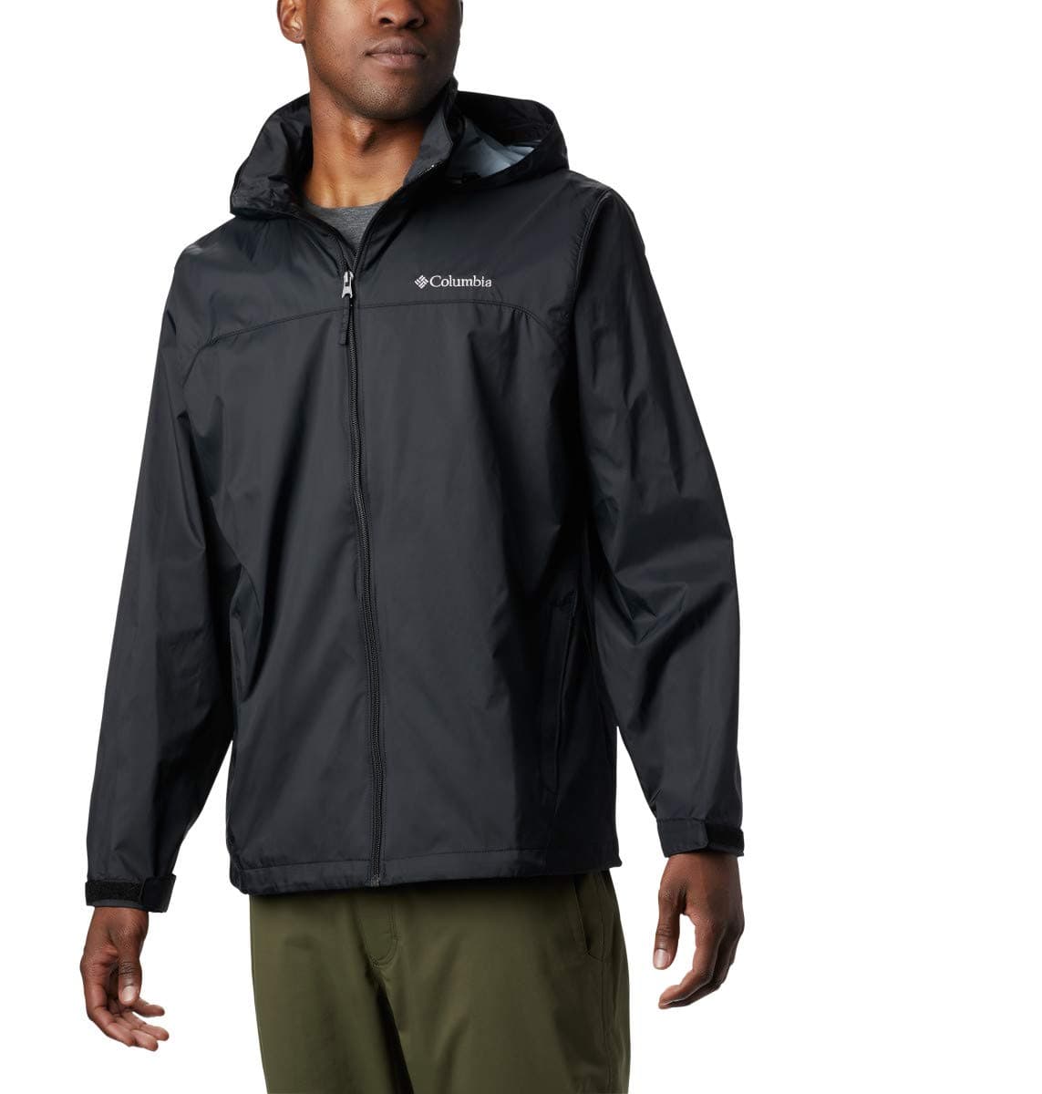 Men's Glennaker Lake Packable Rain Jacket, Grill/Light Grey, Small