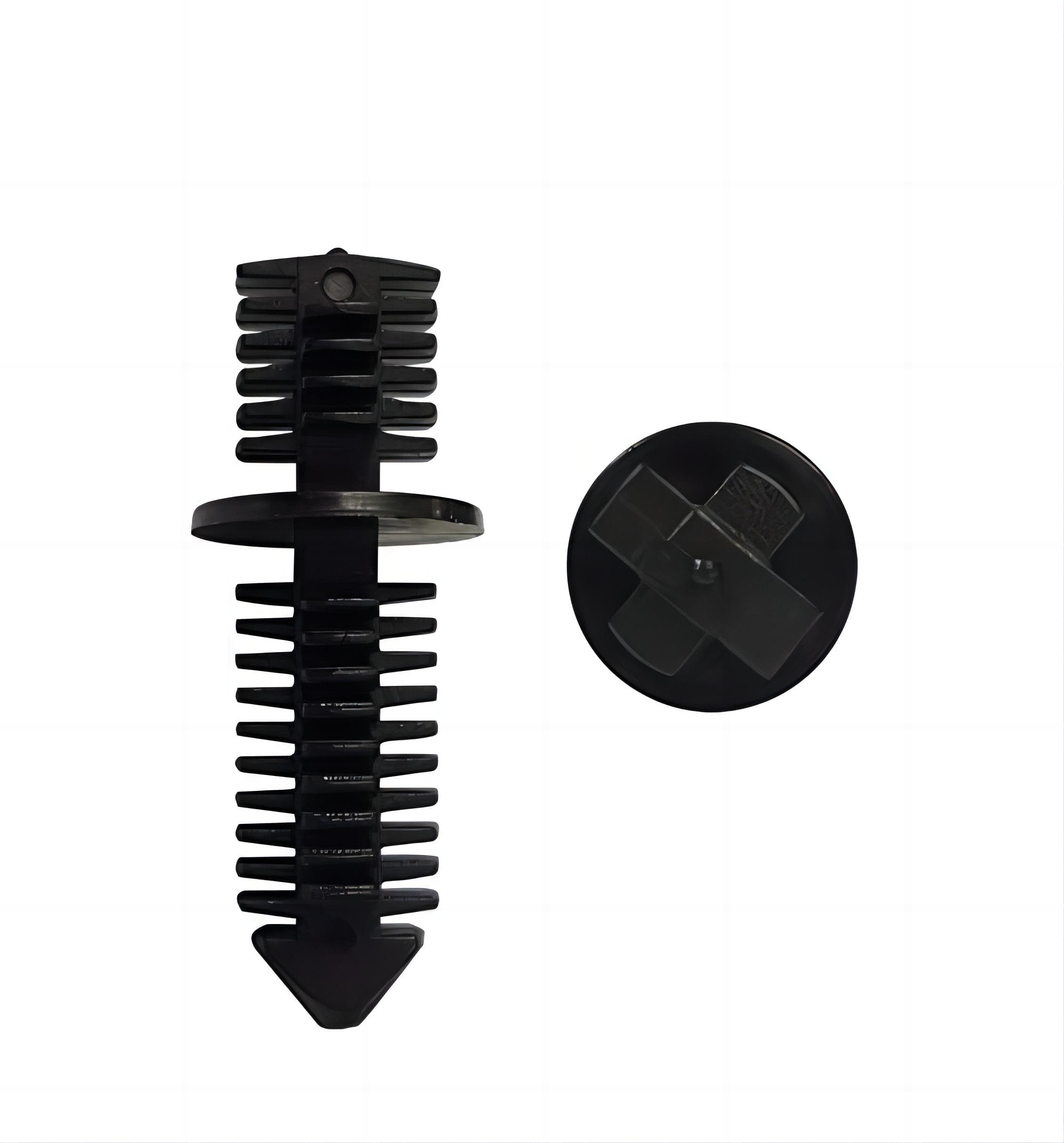 25 Double End Xmas Tree Retainers Clips 11/32" Stem Diameter