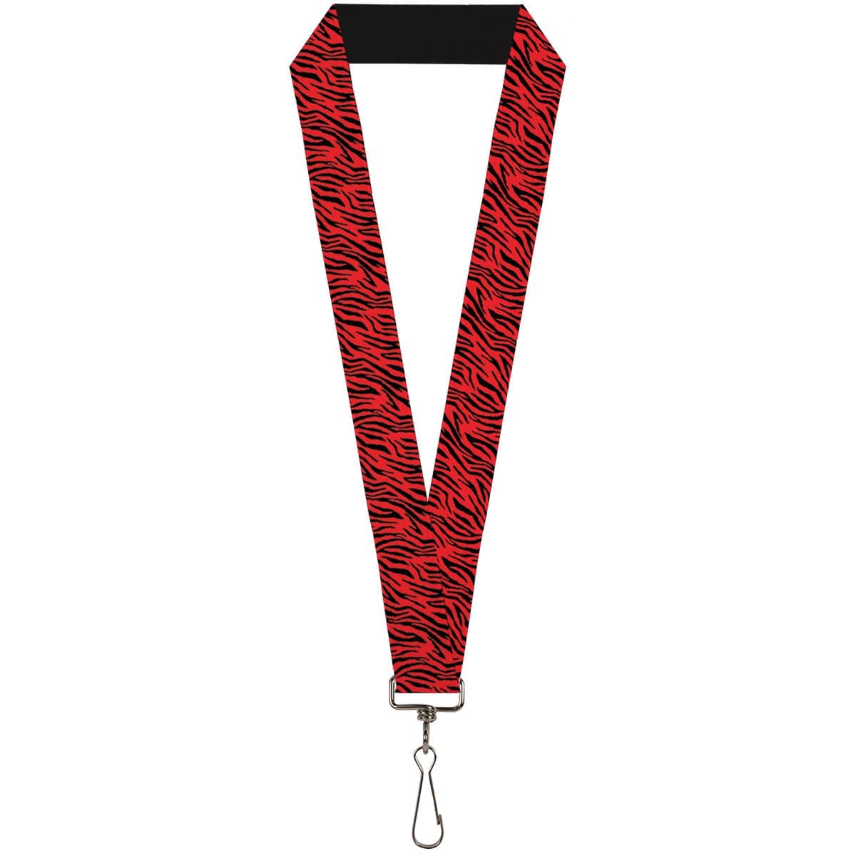 'Buckle-Down Lanyard-1.0''-Zebra 2 Red'