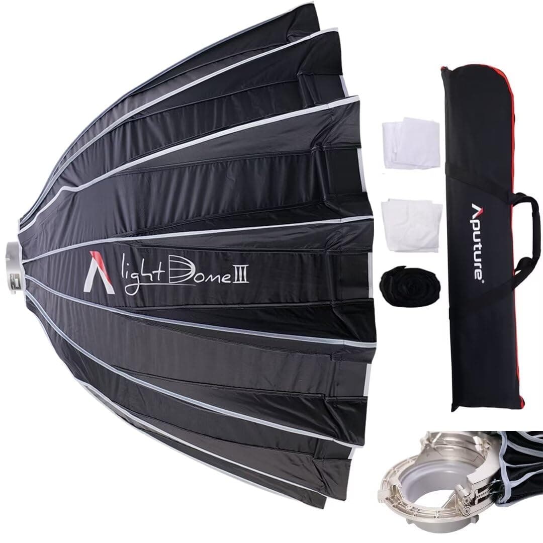 Aputure Light Dome Iii Softbox,Bowens With Diffuser Cloth And Honeycomb Grid Quick-Folding Setup For Photography Studio Video,For Ls 600D,Amaran 300C,Amaran 200X S Video