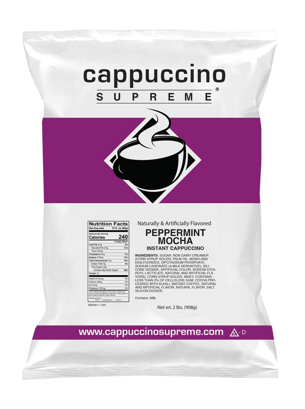 2lb bag Peppermint Mocha Cappuccino Mix