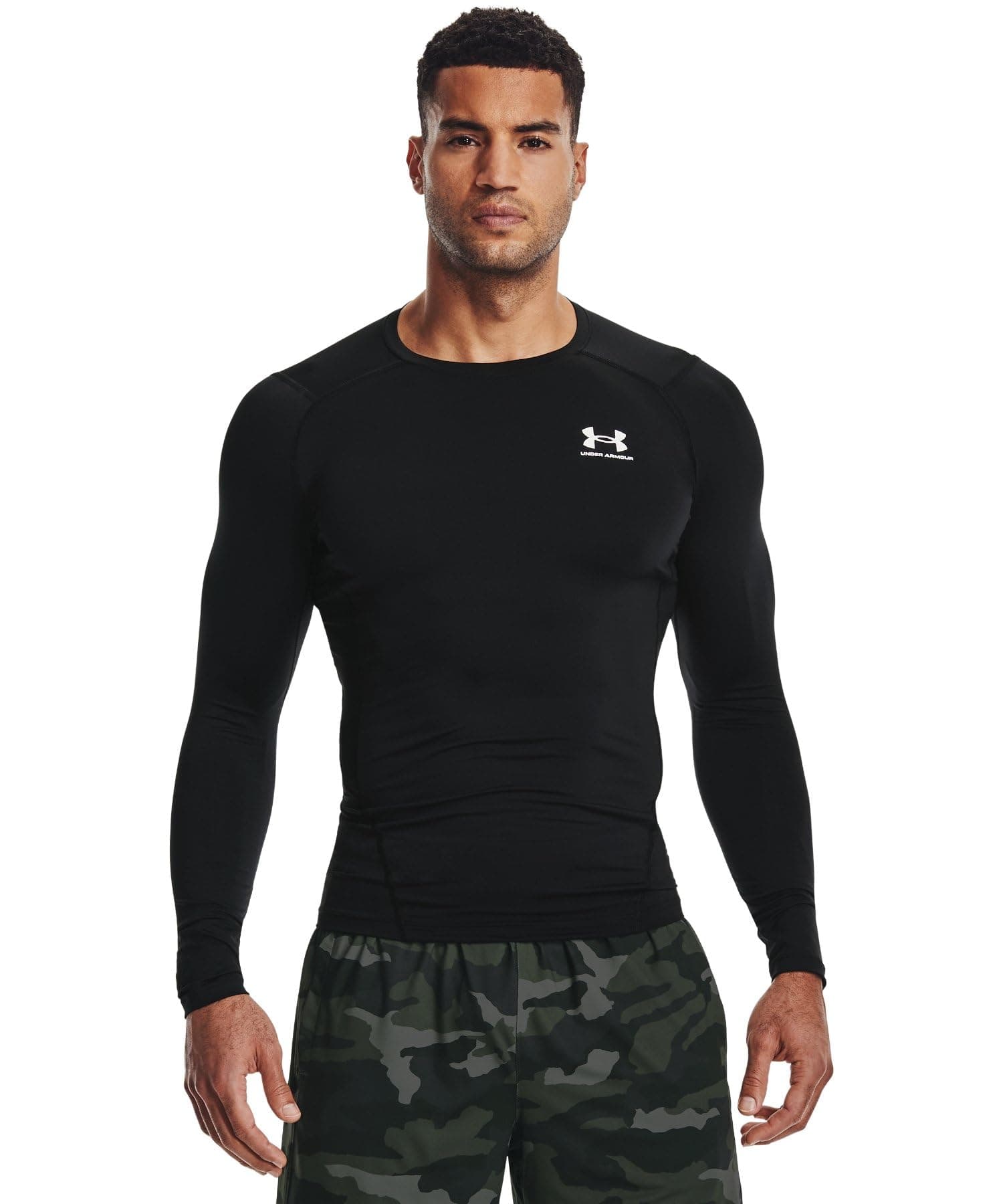 Under Armour Men's Training Base Layer UA HeatGear Armour Compression Long Sleeve Shirt