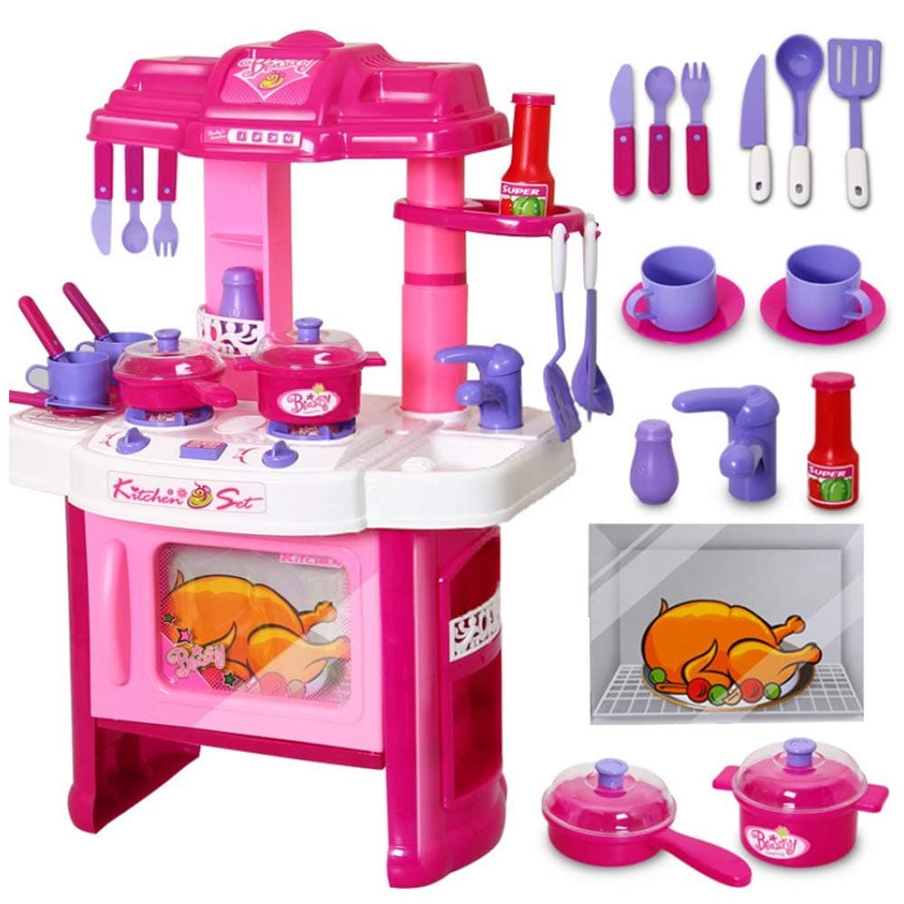Kitchenset 008-26 Beauty Kitchen Appliance, Pink
