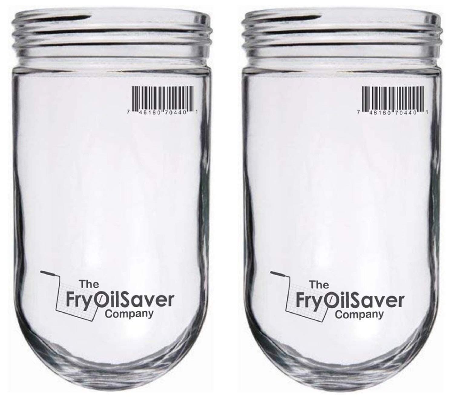 Light Bulb Cover, Sturdy Clear Glass Light Bulb Protector Cage for Dining Lighting, Outdoor Lights Globe Fixtures Cover, Hood Bulbs Clear Glass Home Lighting Covers by FryOilSaver Co. 31902(Pack of 2)