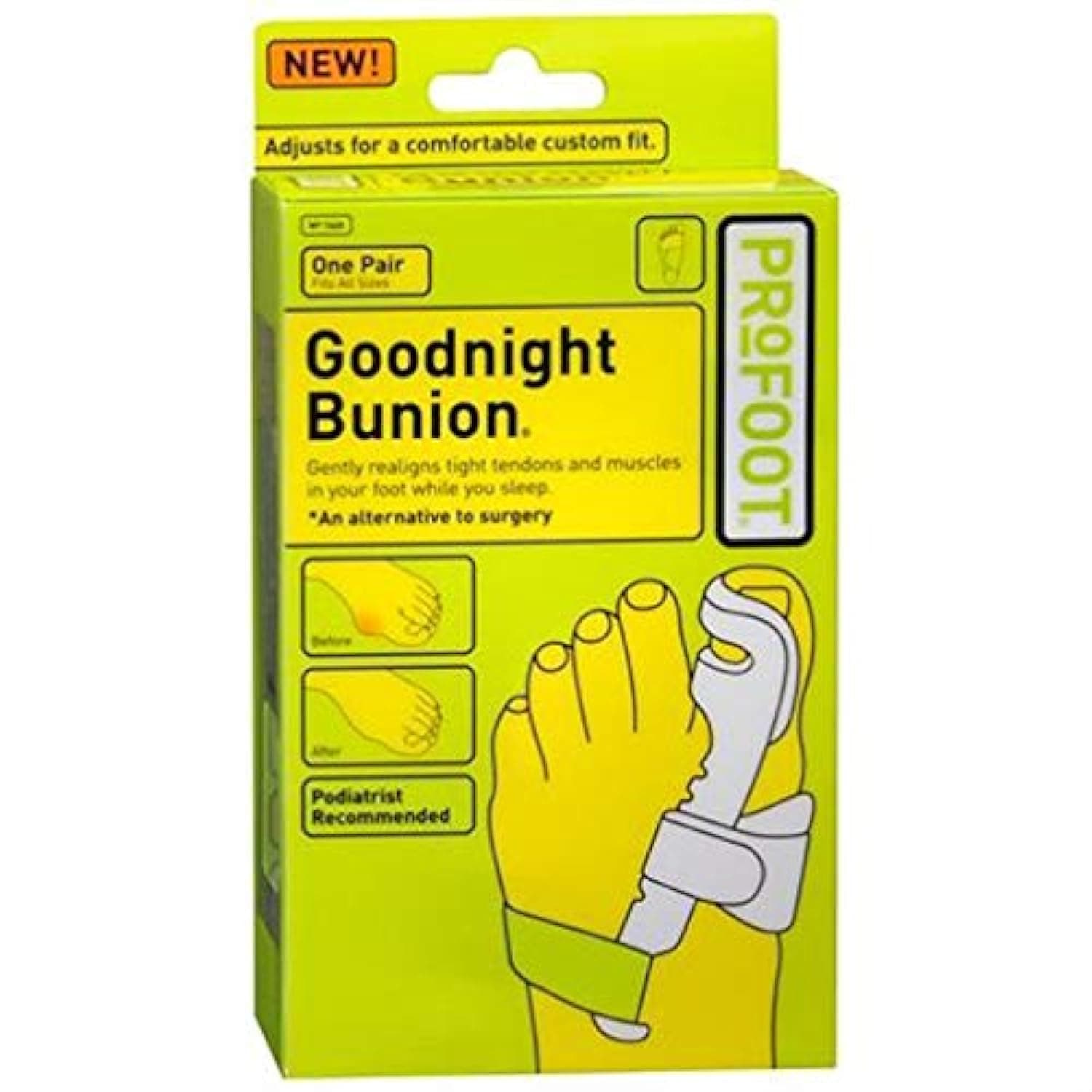 PROFOOTCare Goodnight Bunion Toe Positioners