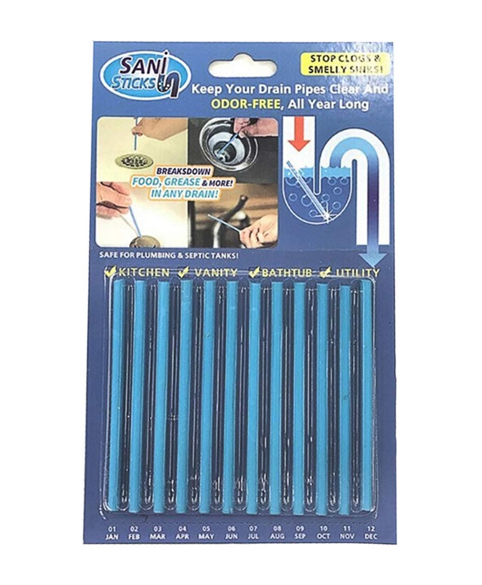 Drain Openers Clean Stick Cleaner Deodorizer Unscented Sink Drain Garbage Disposal Cleaner for Drain Pipes Toilet Sewer Kitchen