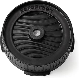 Flow Control Filter Cap, No Drip Filter Cap for AeroPress Portable Coffee Press, Specialty Coffee Maker, Black