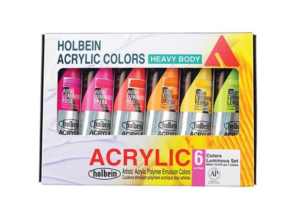 Hb Artist Acrylic Luminous Set/6 60Ml