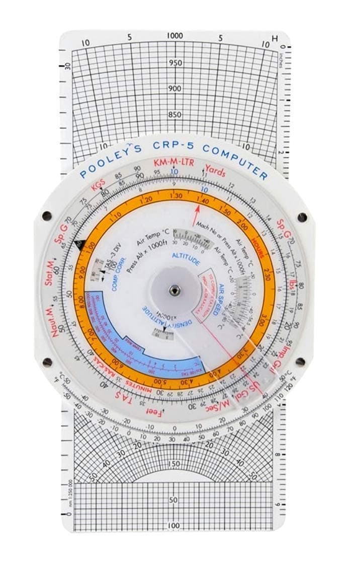 Pooleys CRP-5 professional pilot flight computer