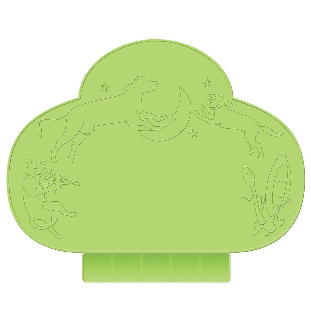 NUOLUX Slip Resistant Infant Tiny Diner Table Mat Meal Mat for Baby (Green)