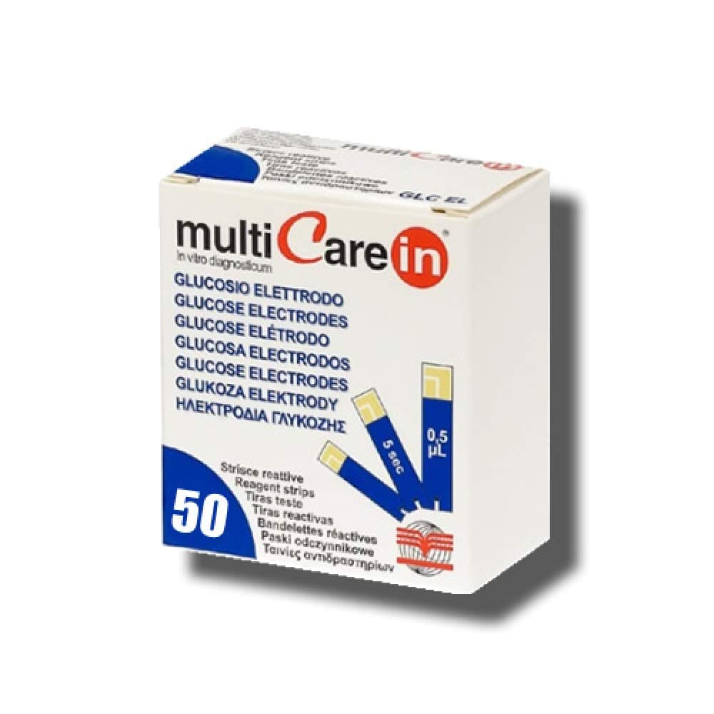 Multicare (Old) Glucose Test Strips – Pack of 50