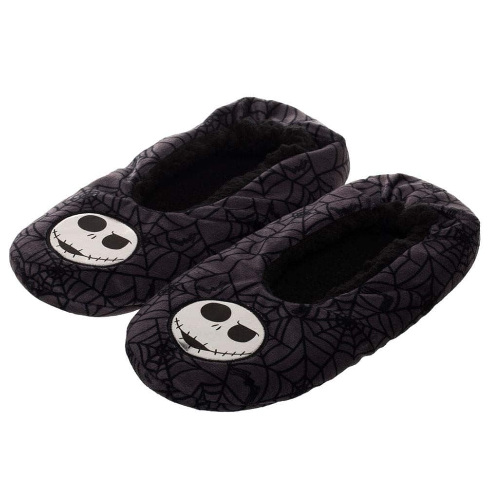 Nightmare Before Christmas Printed Silky Suede Slipper Sock