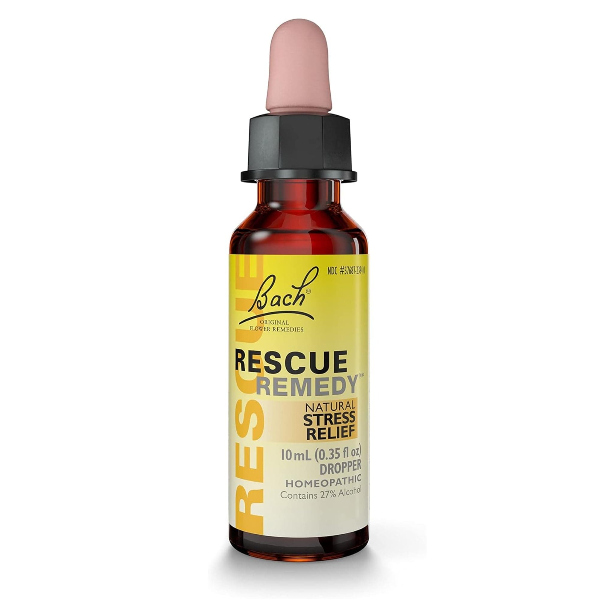 Rescue Remedy Dropper | Daily Support for Stressful Moments | Bach Original Flower Essences | Easy-to-Use 10ml Dropper