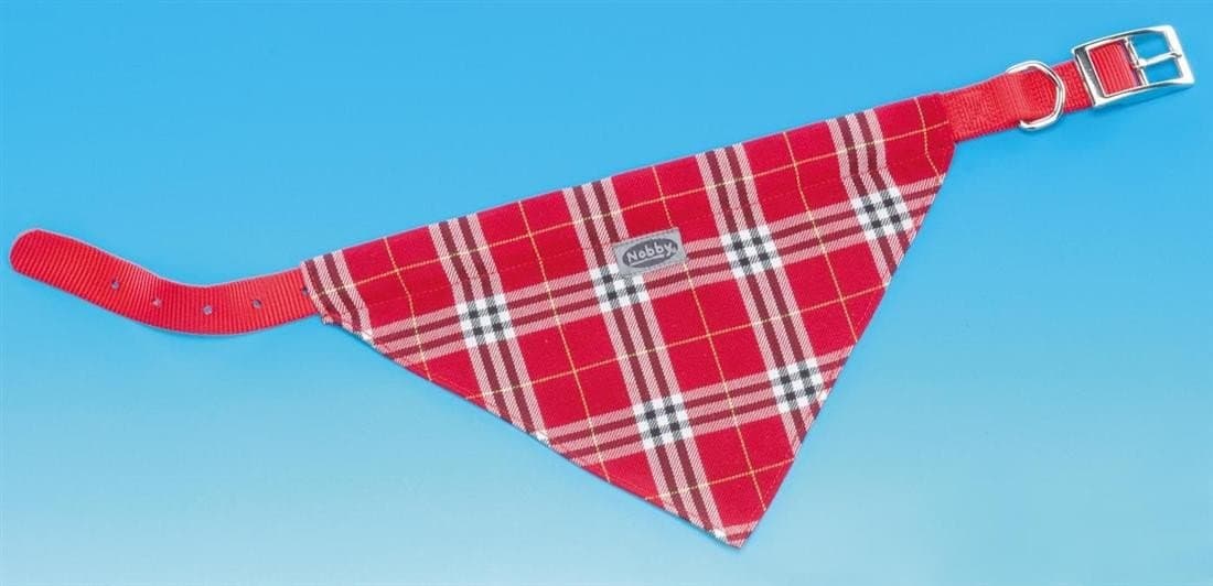 Nobby Collar With Scarf Red 57cm