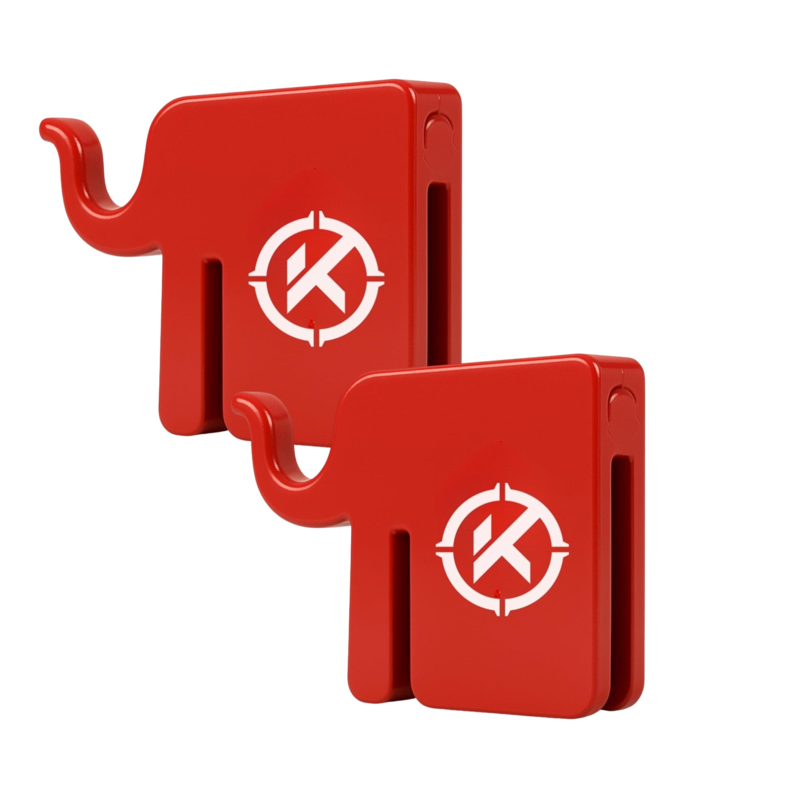 Elephant T-Post Target Hanger with 3/8" AR500 Steel Targets for Shooting - Easy Assembly - Built to Fit on Standard T-Post - Hang Metal Plates, Gongs, Torsos