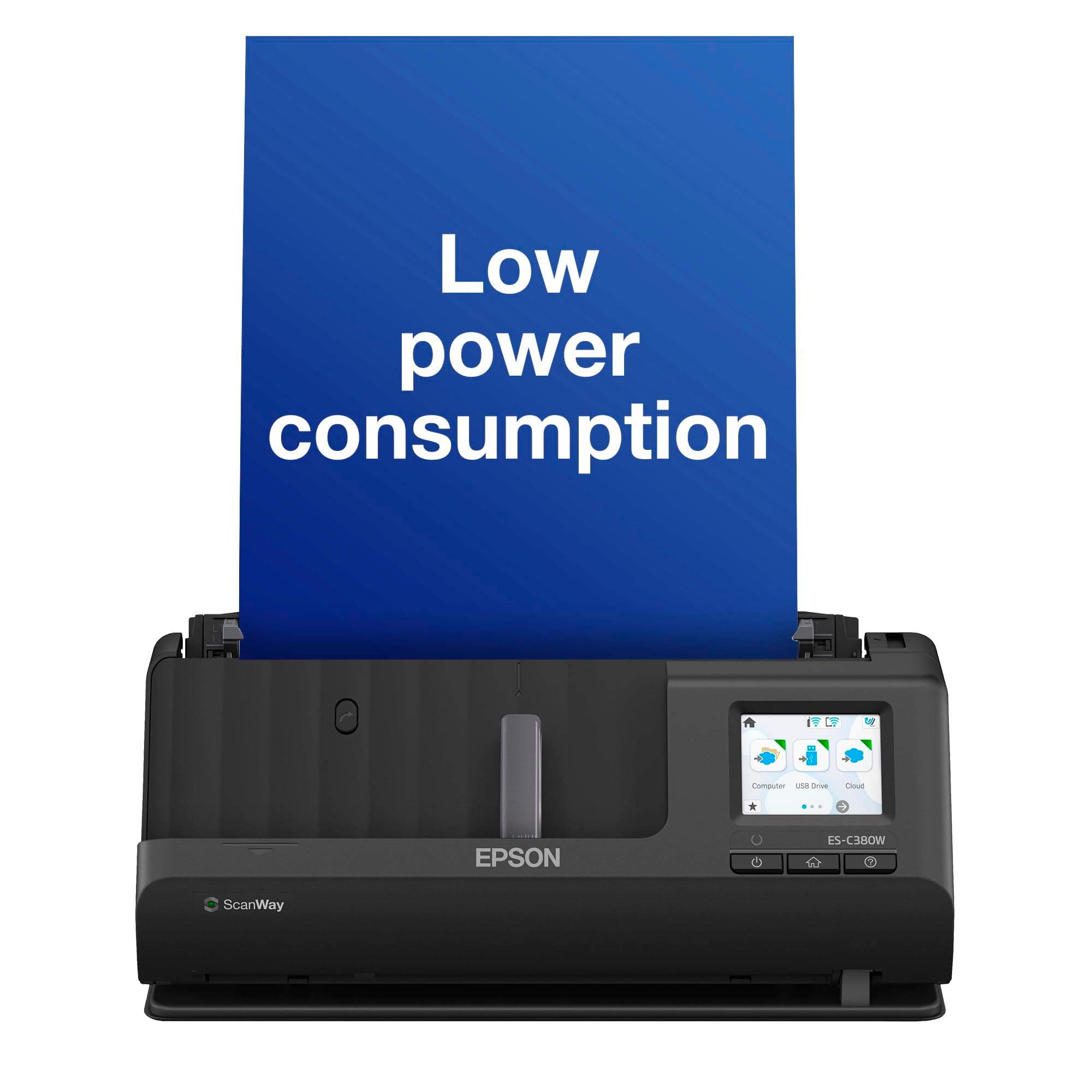 Epson ES-C380W Workforce Ultra-compact Wi-Fi 30ppm Auto Feed, PC-Free Colour Scanner