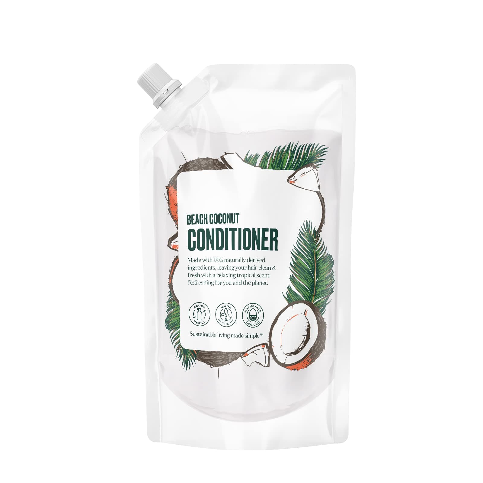 Bower Collective Beach Coconut Conditioner Refill 1 Litre