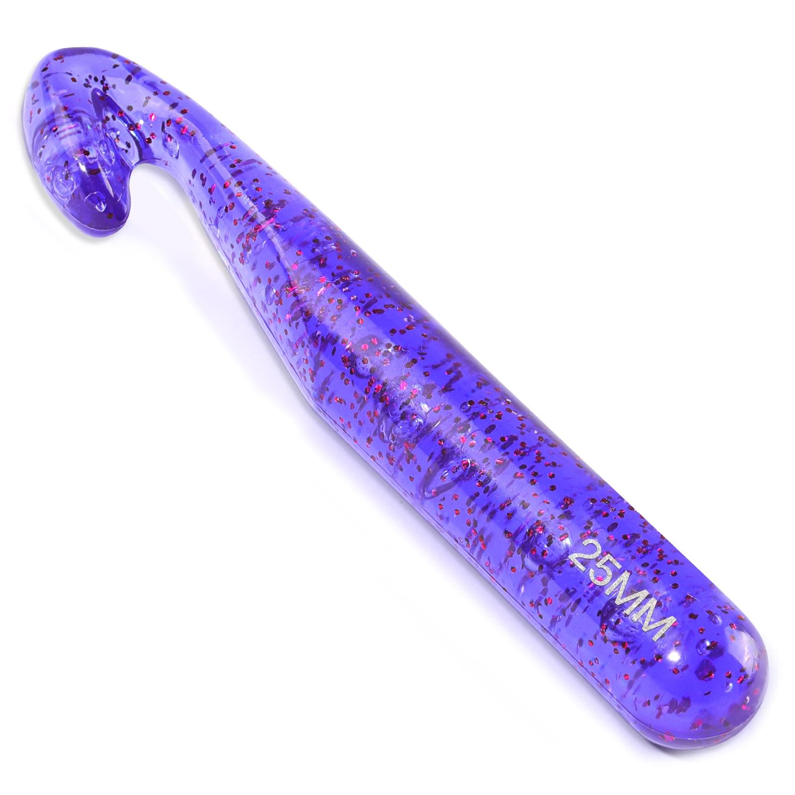 25 mm Large Crochet Hooks, Ergonomic Handle for Arthritic Hands, Professional Huge Crochet Needles, Colorful Transparent Crochet Hook for Beginners and Crocheting Yarn(25 mm)