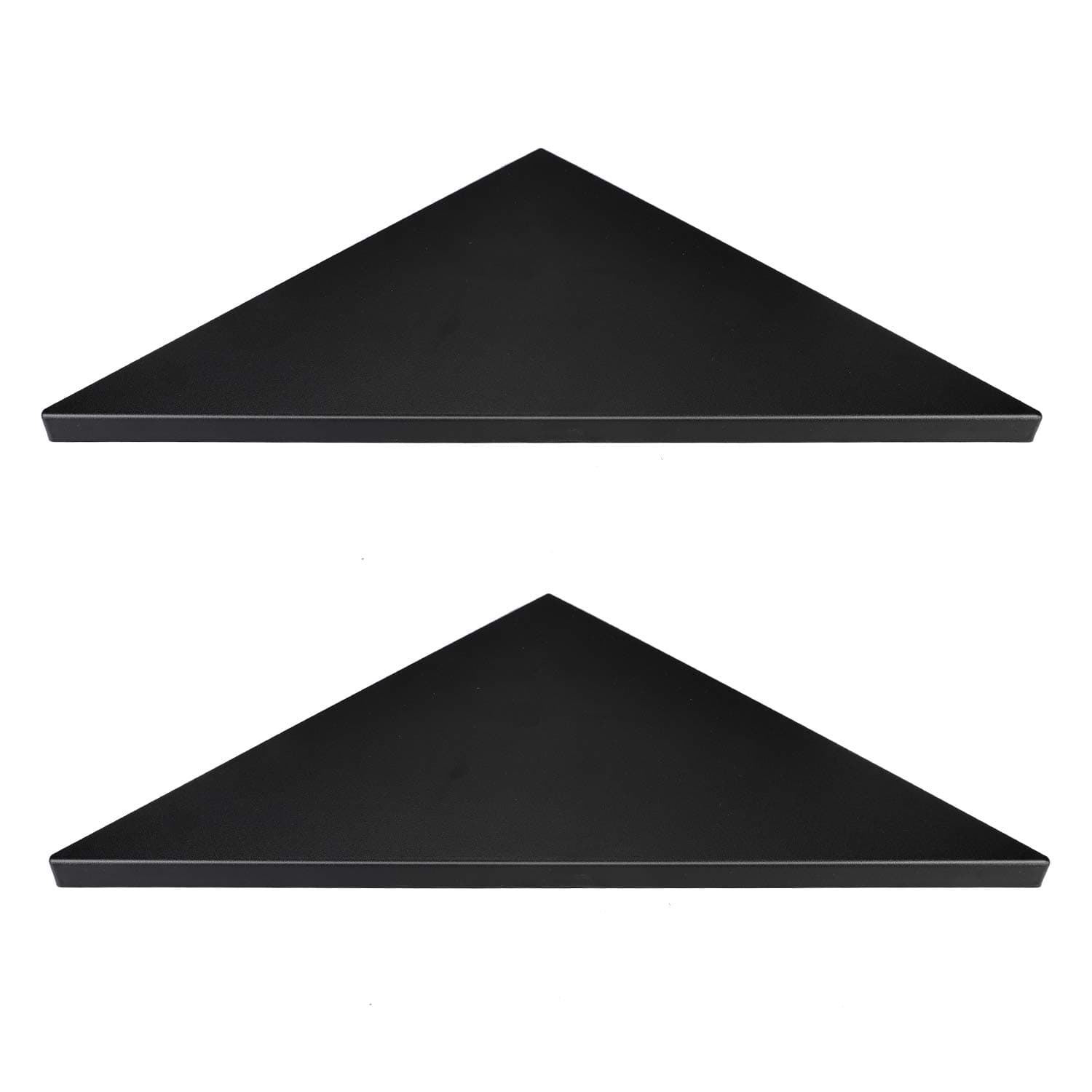 evron Corner Mounting Shelf,Easy to Install Wall Corner Shelf,Frosting Pattern Right-Angled,Set of 2