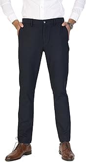 The Pant Project Luxury PV Lycra Stretchable Formal Pants for Men | Stylish Slim Fit Men's Wear Trousers for Office or Party | Mens Fashion Dress Trouser Pant