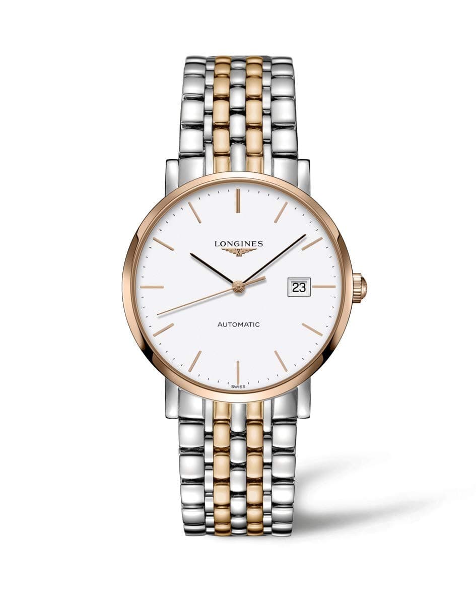 Elegant Automatic White Dial Men's Watch L4.910.5.12.7, Modern