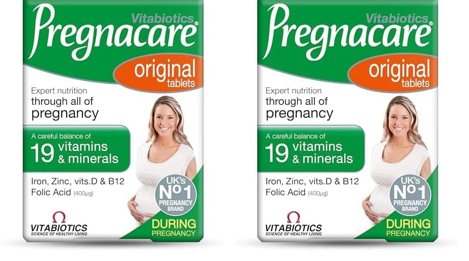 Original During Pregnancy Support Vitamins and Supplements, 180 Tablets (Pack of 2)