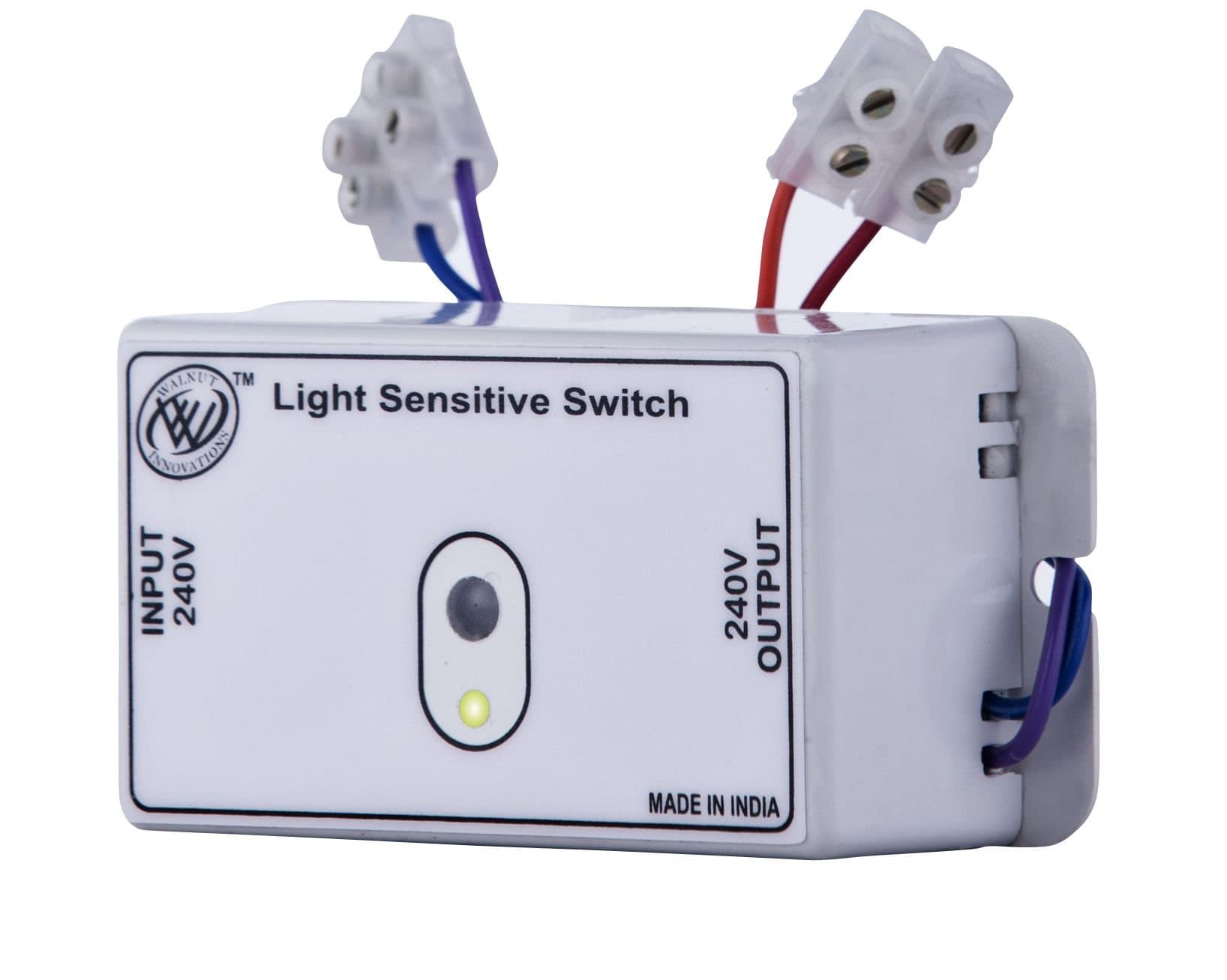 Day Night Sensor, 2_Way, Light Sensor Touch Switch,Automatic Light Switch, 220 Volts, White
