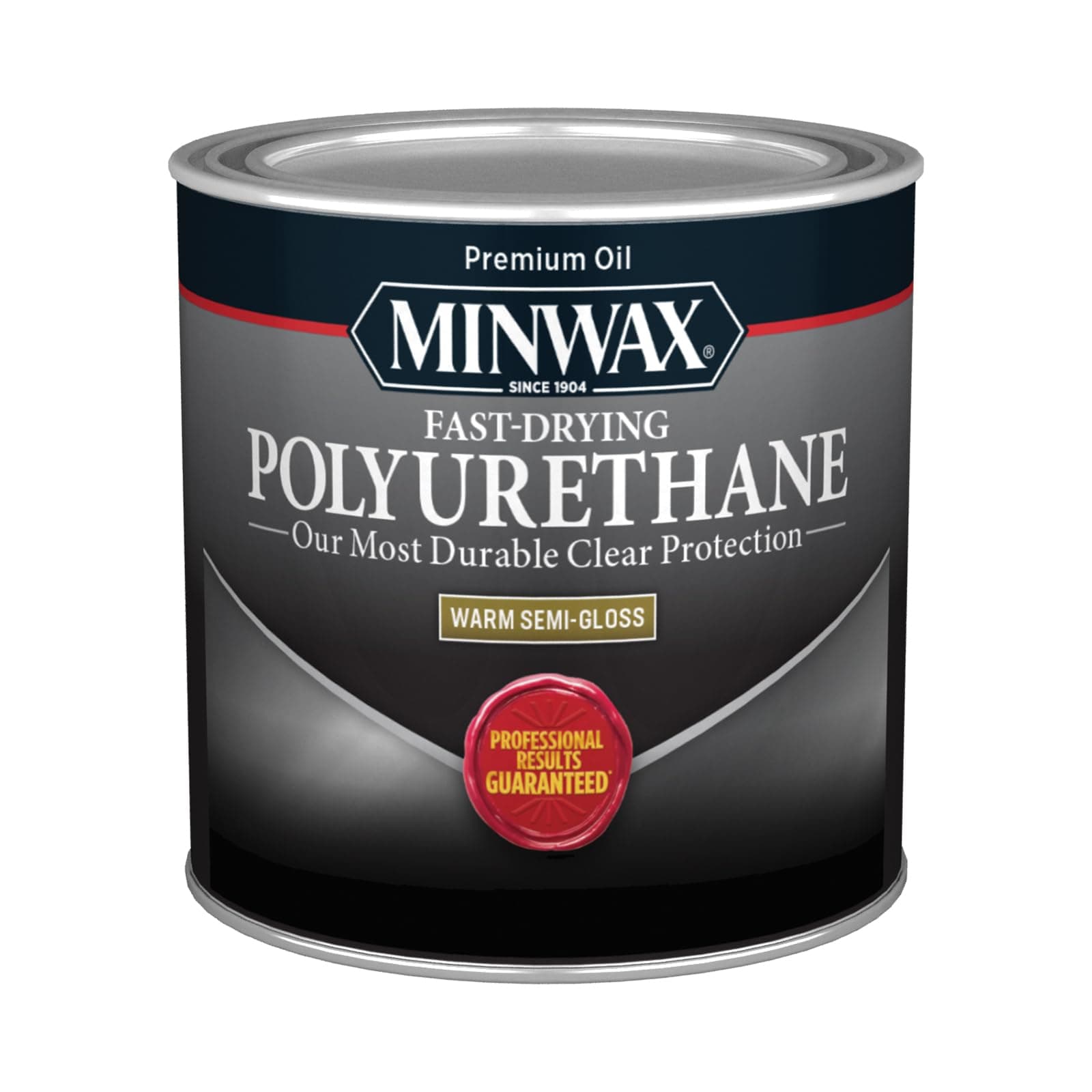 Minwax Fast Drying Polyurethane Protective Wood Finish, Clear Gloss, ½ Pint