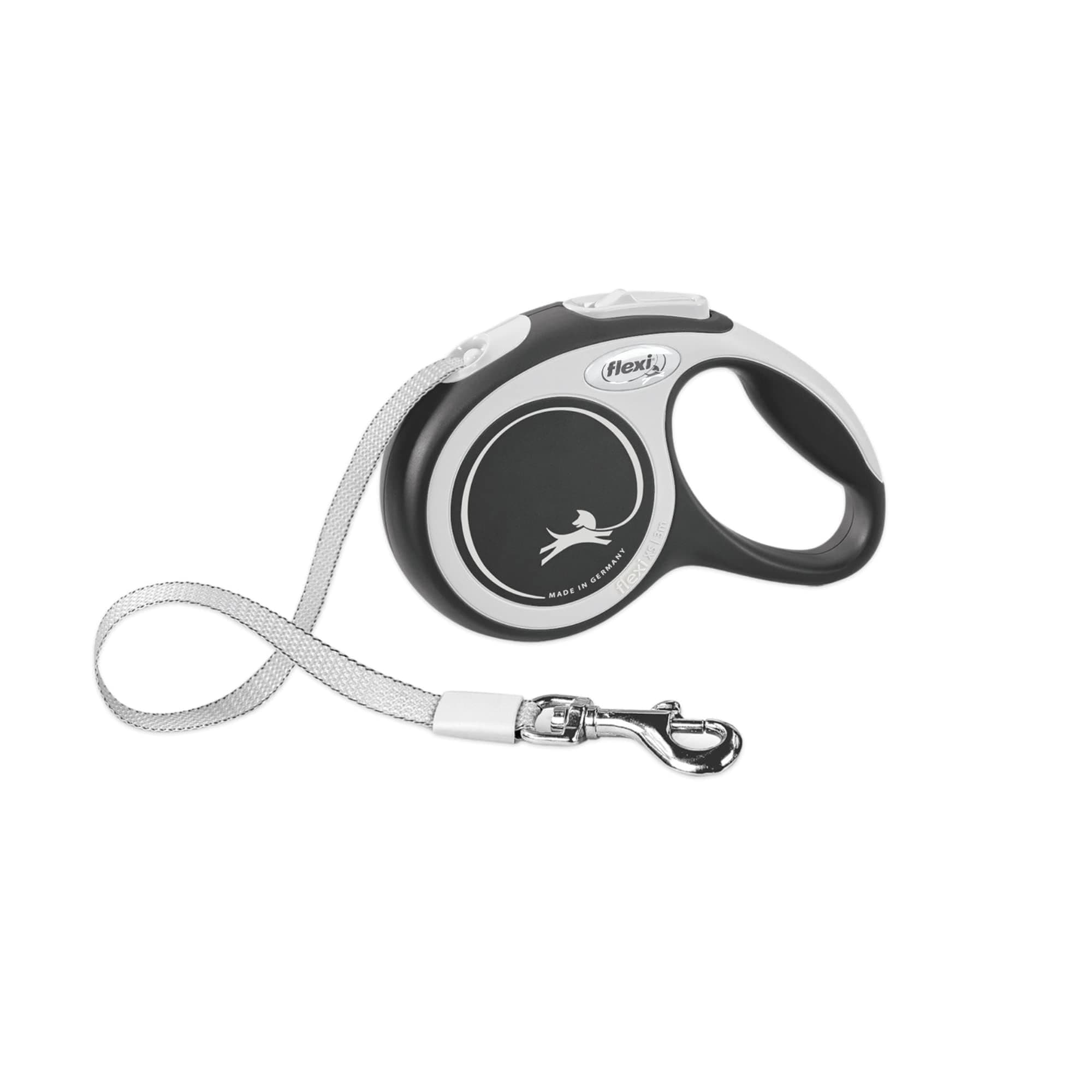 Tape Leash, Large, 26-Feet - Grey