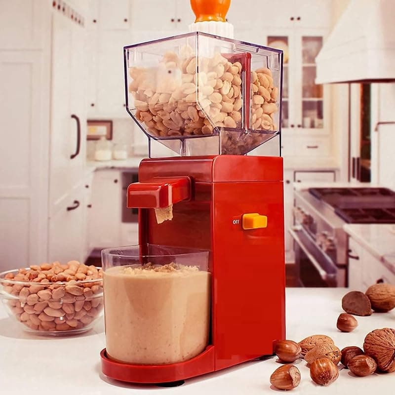 Electric Peanut Butter Maker Machine,Sesame Sauce Nut Grinder,Automatic Milling Grinding Machine,for Grinding US Plug