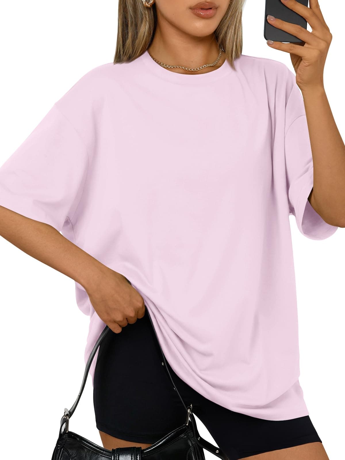 Trendy Queen Womens Oversized Summer T Shirts Plus Size Spring Cute Casual Tops Short Sleeves Fashion Workout Clothes