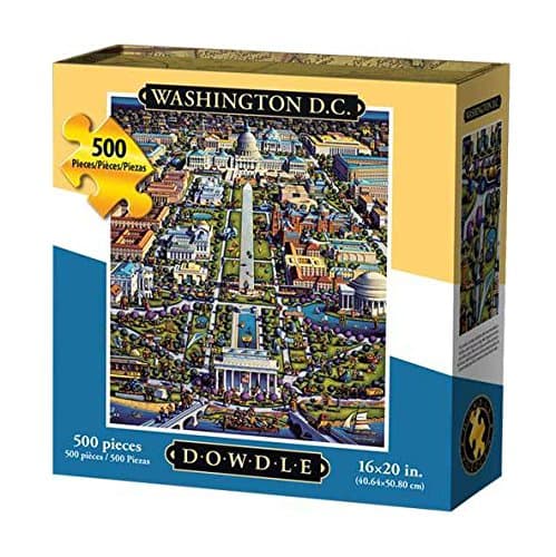 Dowdle Folk Art Washington DC Jigsaw Puzzle