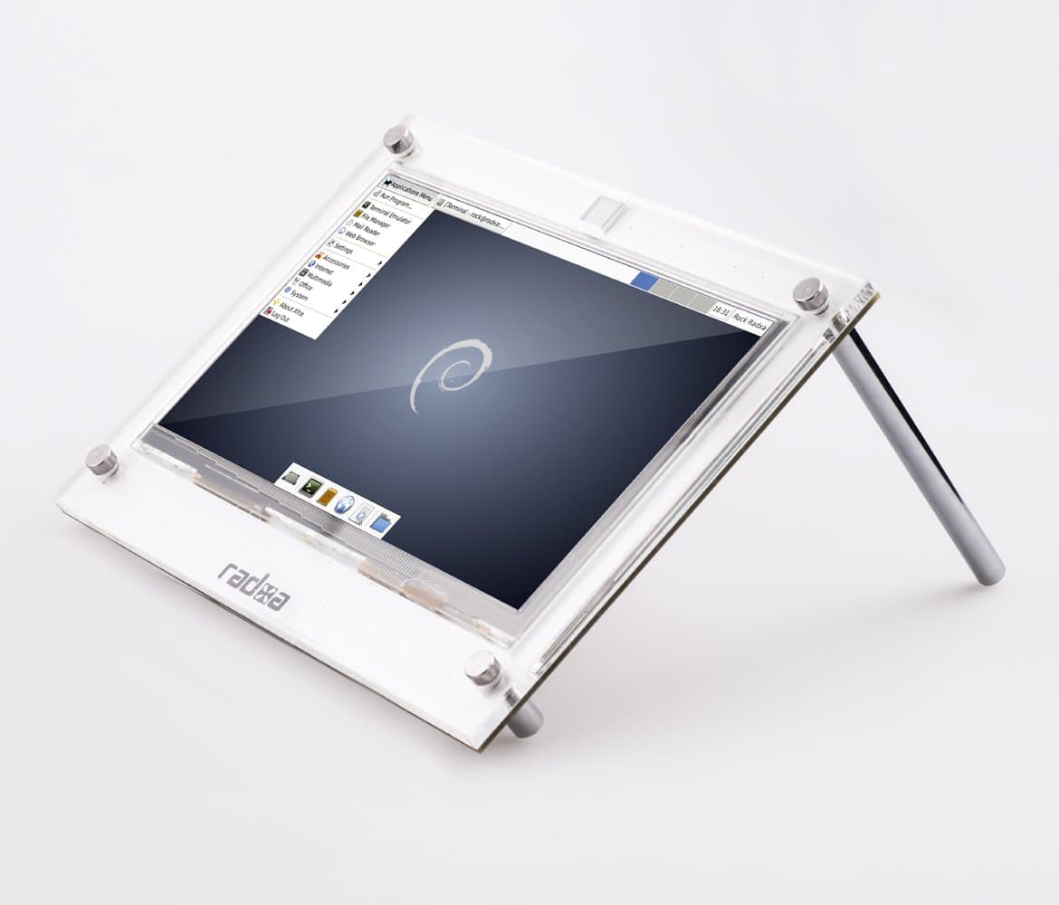 Radxa 7 inch 1024x600 Touch Screen with 5 Points Multiple Touch Capacitive Display for Radxa pro/lite