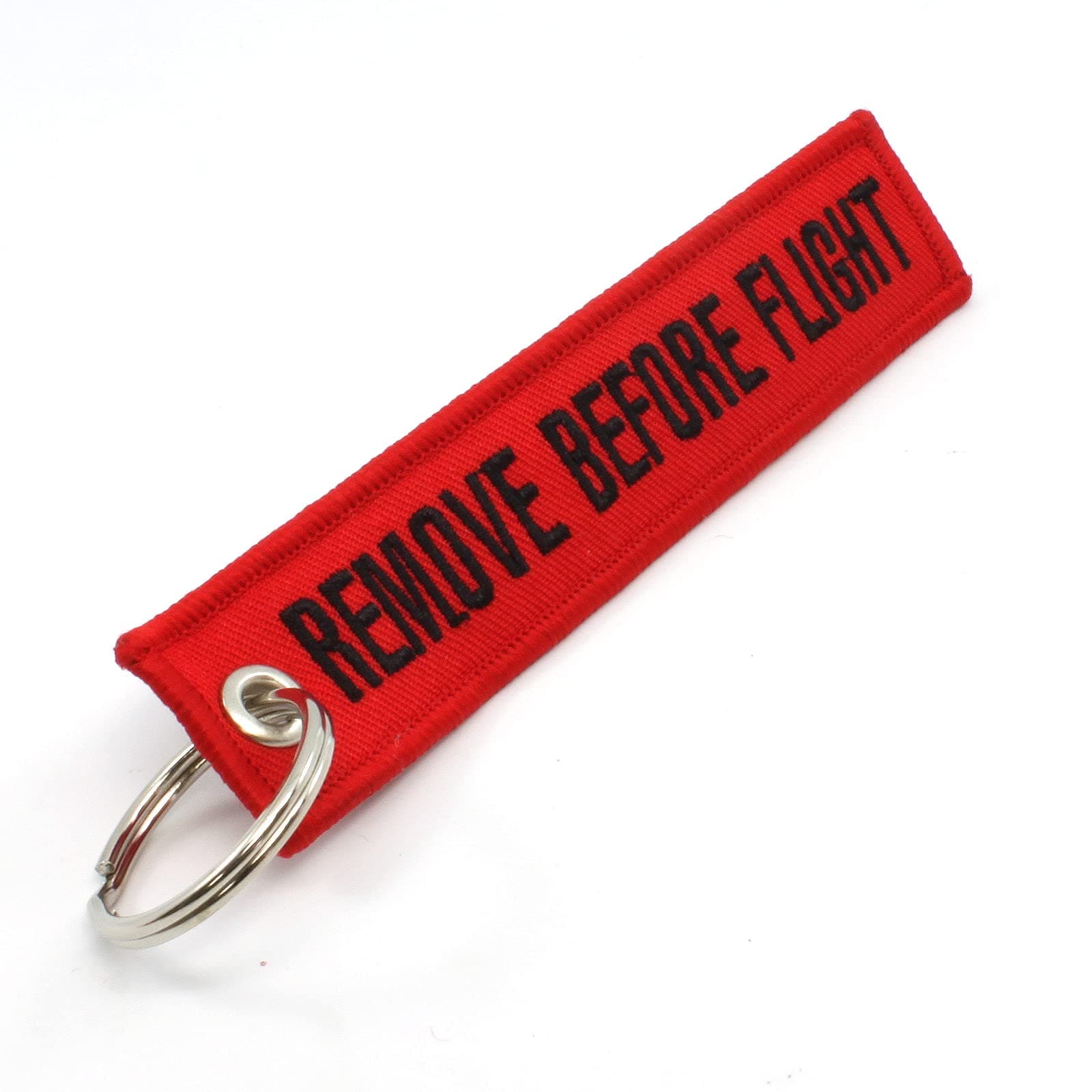 Rotary13B1Remove Before Flight Keychain - Red/Black