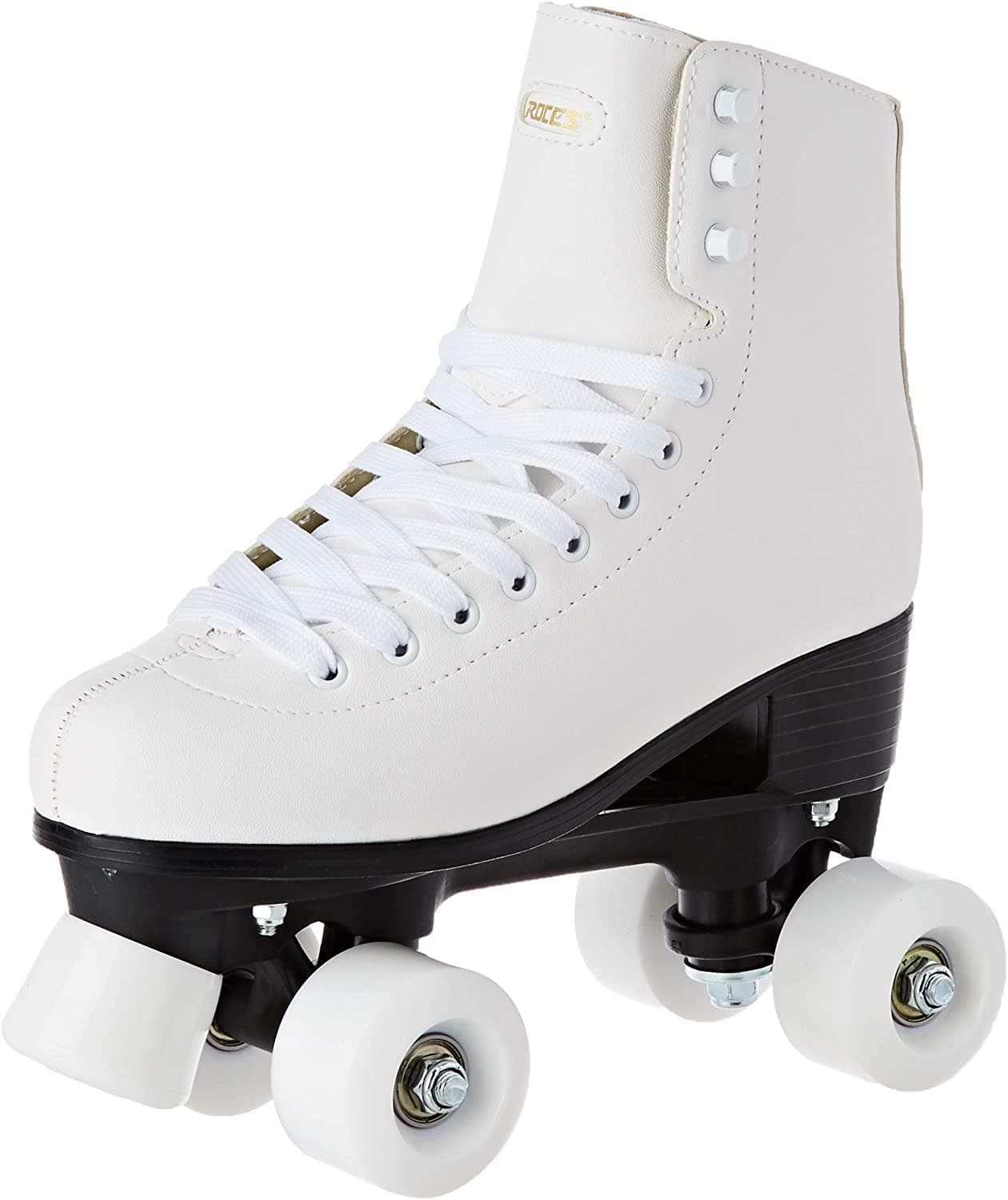 RocesUnisex RC1 Roces Classic Roller 1 Quad Skates for Elementary & Intermediate Level Skaters | Stable Comfortable Maneuverable Artistic Roller Skates for Women & Men