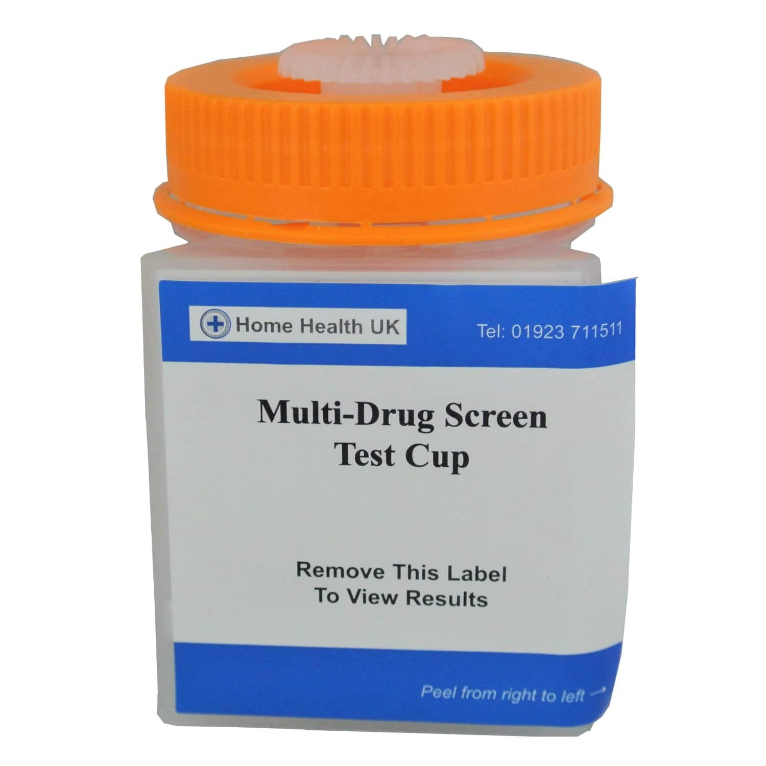 One Step: 1 x Drug Testing Kit Screen for 8 Drugs Using an Integrated Multi Panel Urine Cup, with Adulteration Strip, Cannabis, Cocaine, Opiates and More