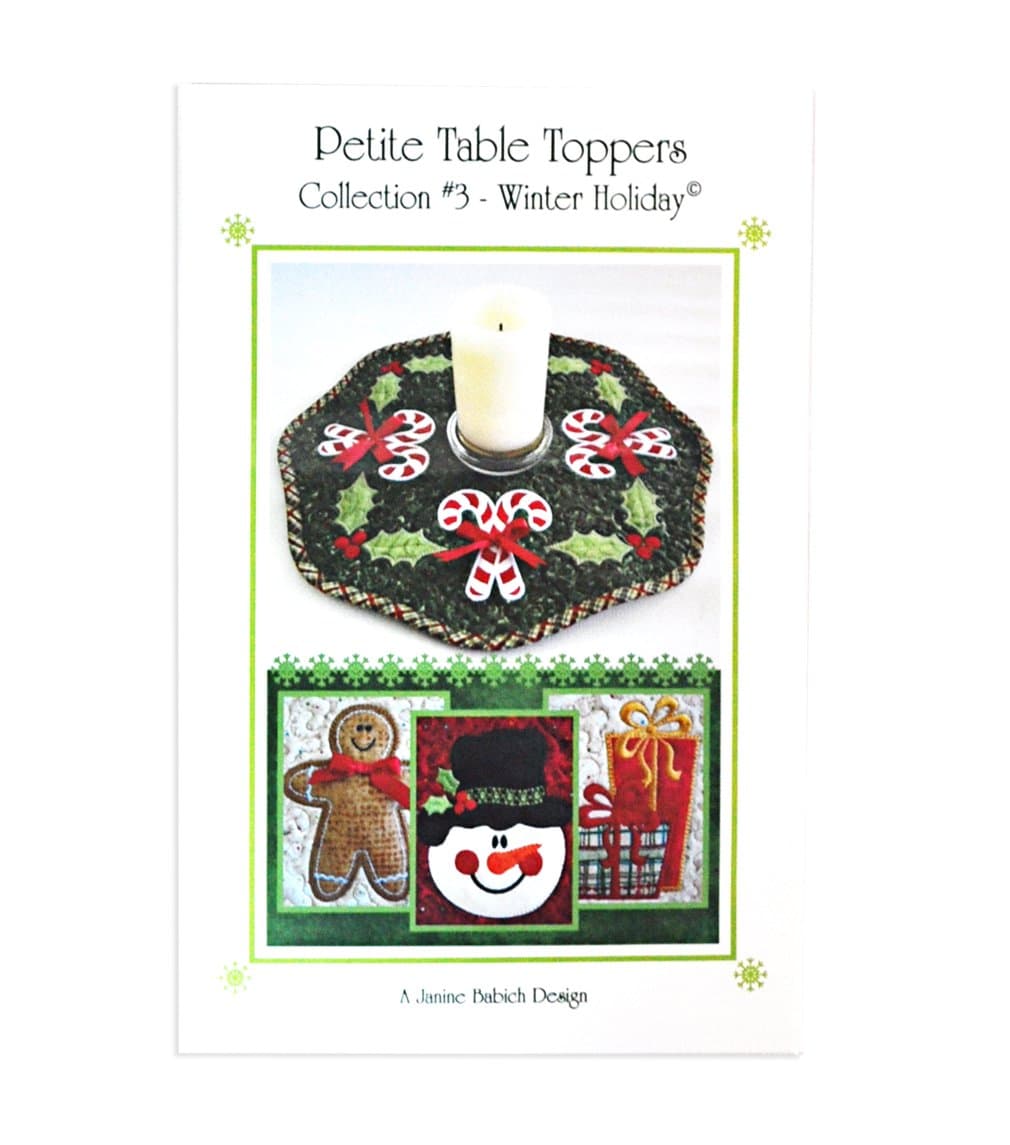 JANINEBabich Designs Petite Tabletoppers Winter Pattern, Any