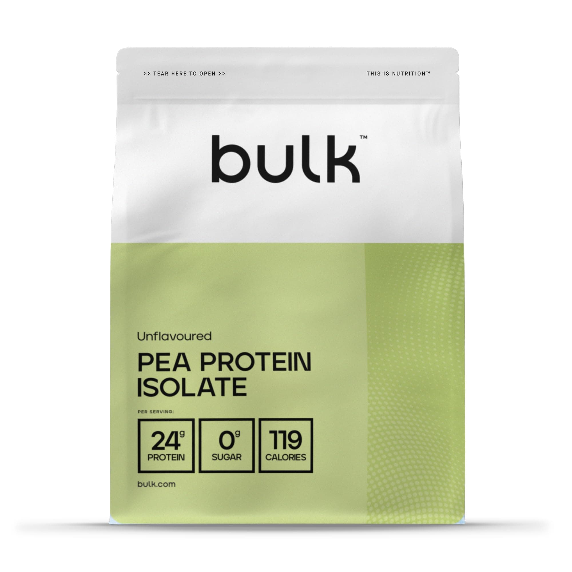 Bulk Pea Protein Isolate Powder, Vegan Protein Shake, 2.5 kg, 83 Servings, Packaging May Vary