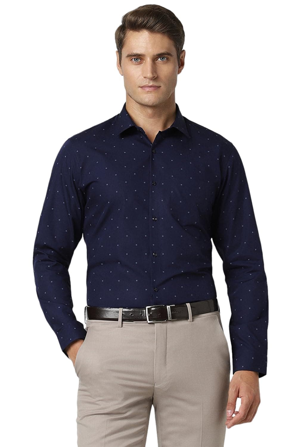 Peter England Men's Regular Fit Shirt