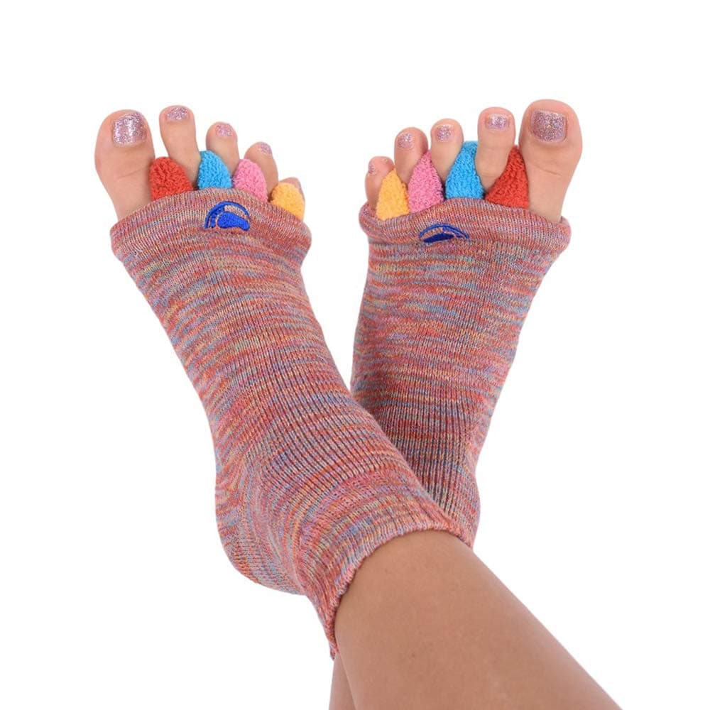 My Happy Feet Foot Alignment Socks with Toe Separators for Men or Women
