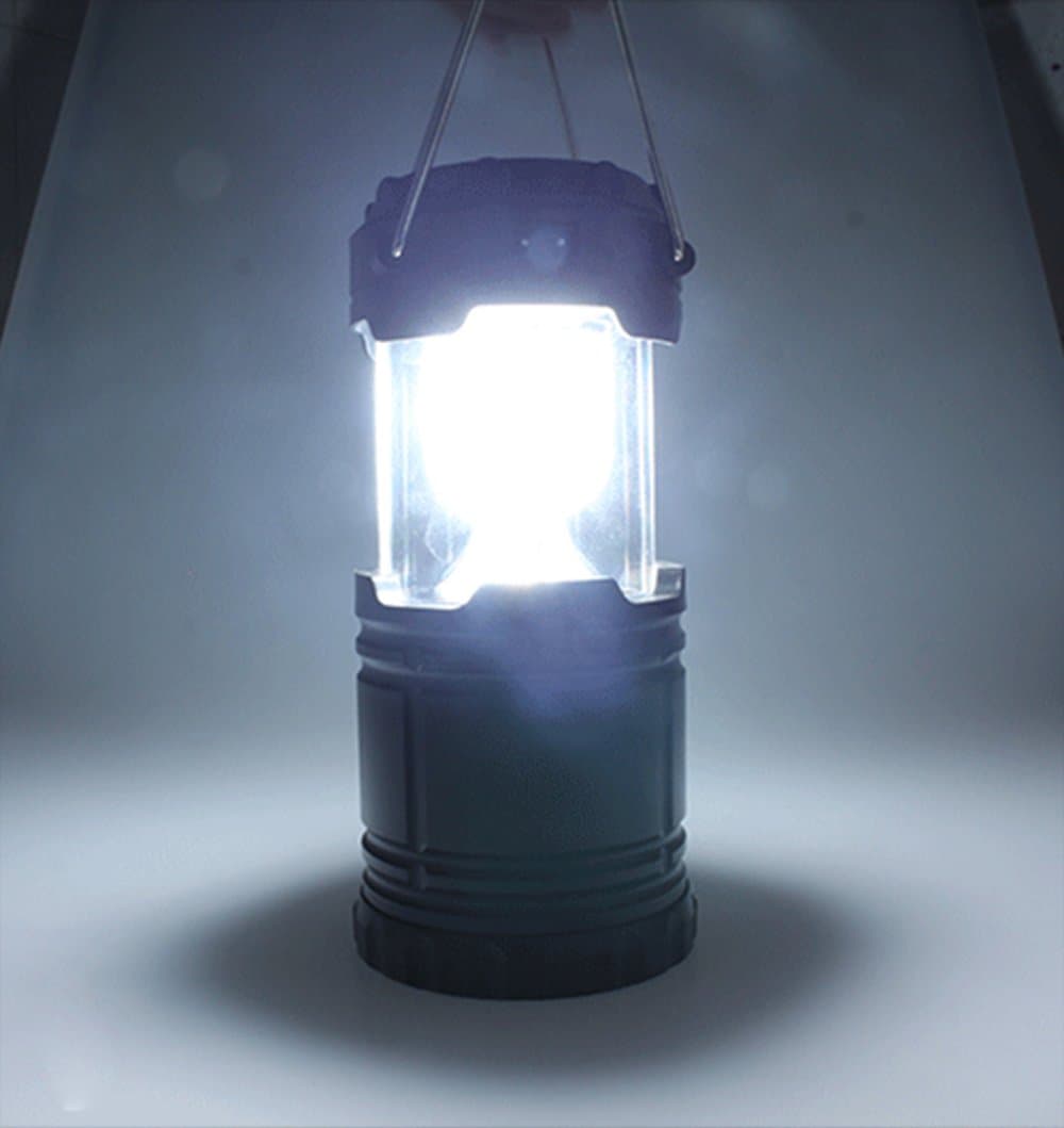 Solar Lights LED Metal ABS + Plastic Hanging Landscape/Retractable Handle Outdoor Camping/Outdoor Energy Efficient Eco-Friendly Waterproof Mood Light Black (IPX6) [Energy Class A+++]