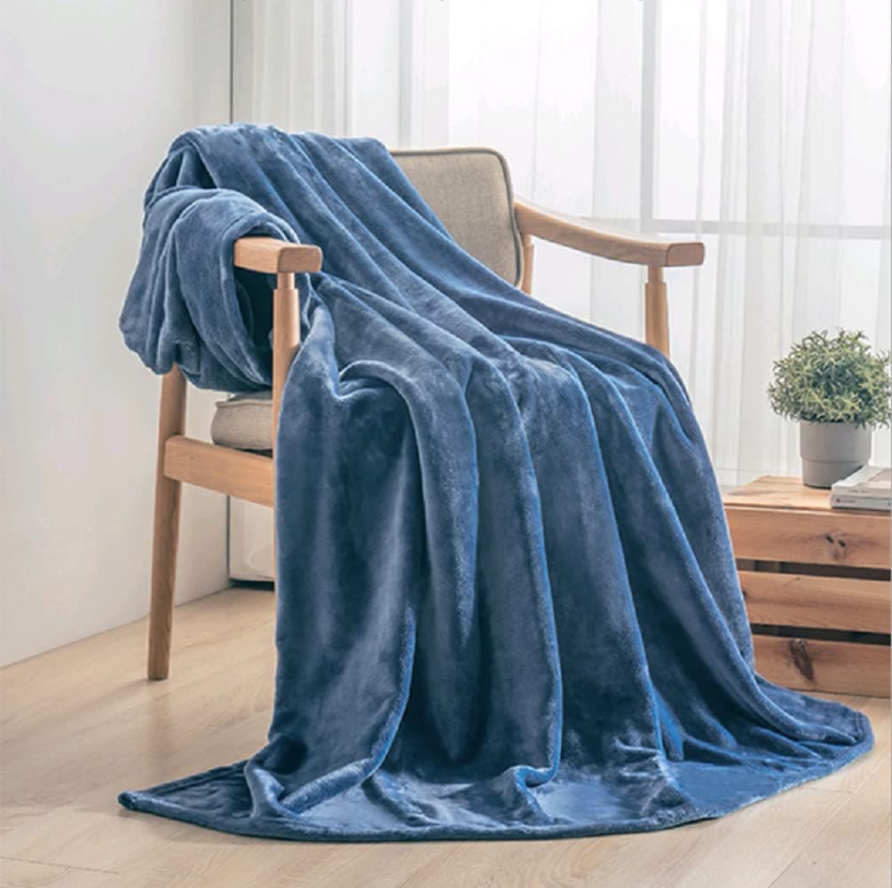 clootess Throw Flannel for Sofa Bed Boho Home Decor