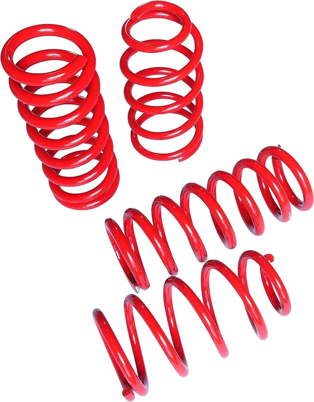 Touring Tech 1.5"F/1.9"R Lowering Springs Compatible For 2016-2024 Honda Civic & 2017-2024 Civic Si