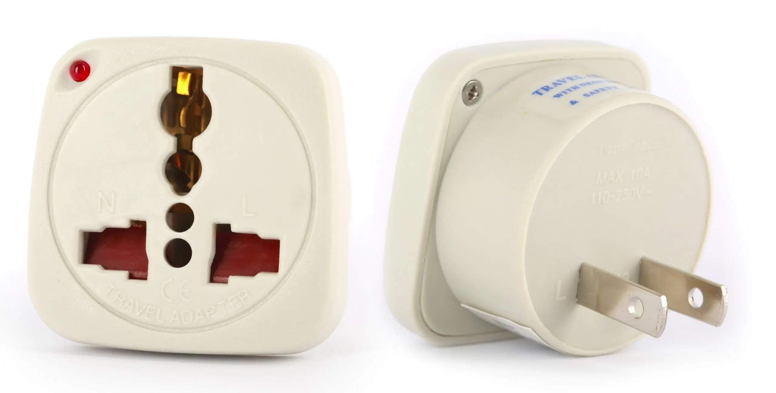 Terminator Multi Traveler Adapter With Shutter & Indicator (US to Universal)