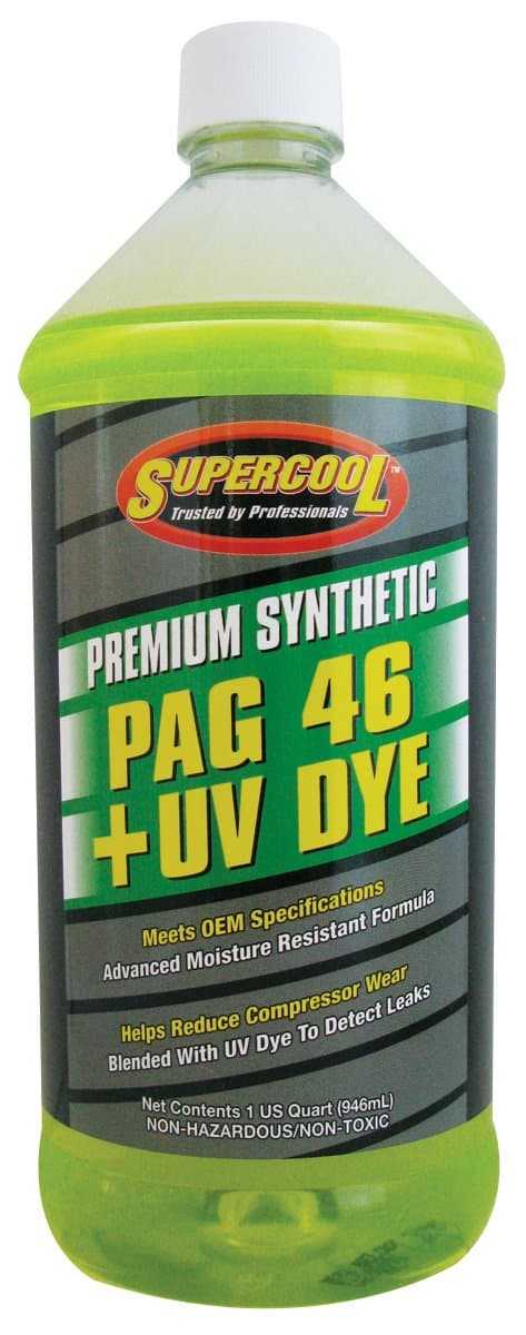 A/C Comp Lube, UV Dye, 32 Oz, Flsh PNT 442F (P46-32D)