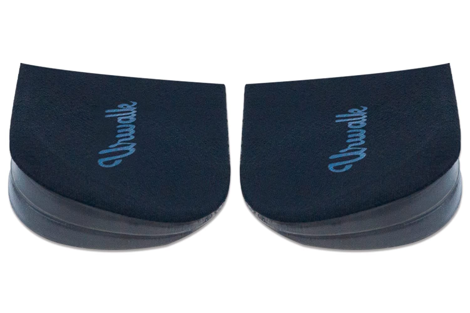 3 Layers Adjustable Supination & Over-Pronation Corrective Shoe Inserts, Medial & Lateral Heel Wedge Insoles for Foot Alignment, Knee Pain, Bow Legs, Osteoarthritis (Black - Large)