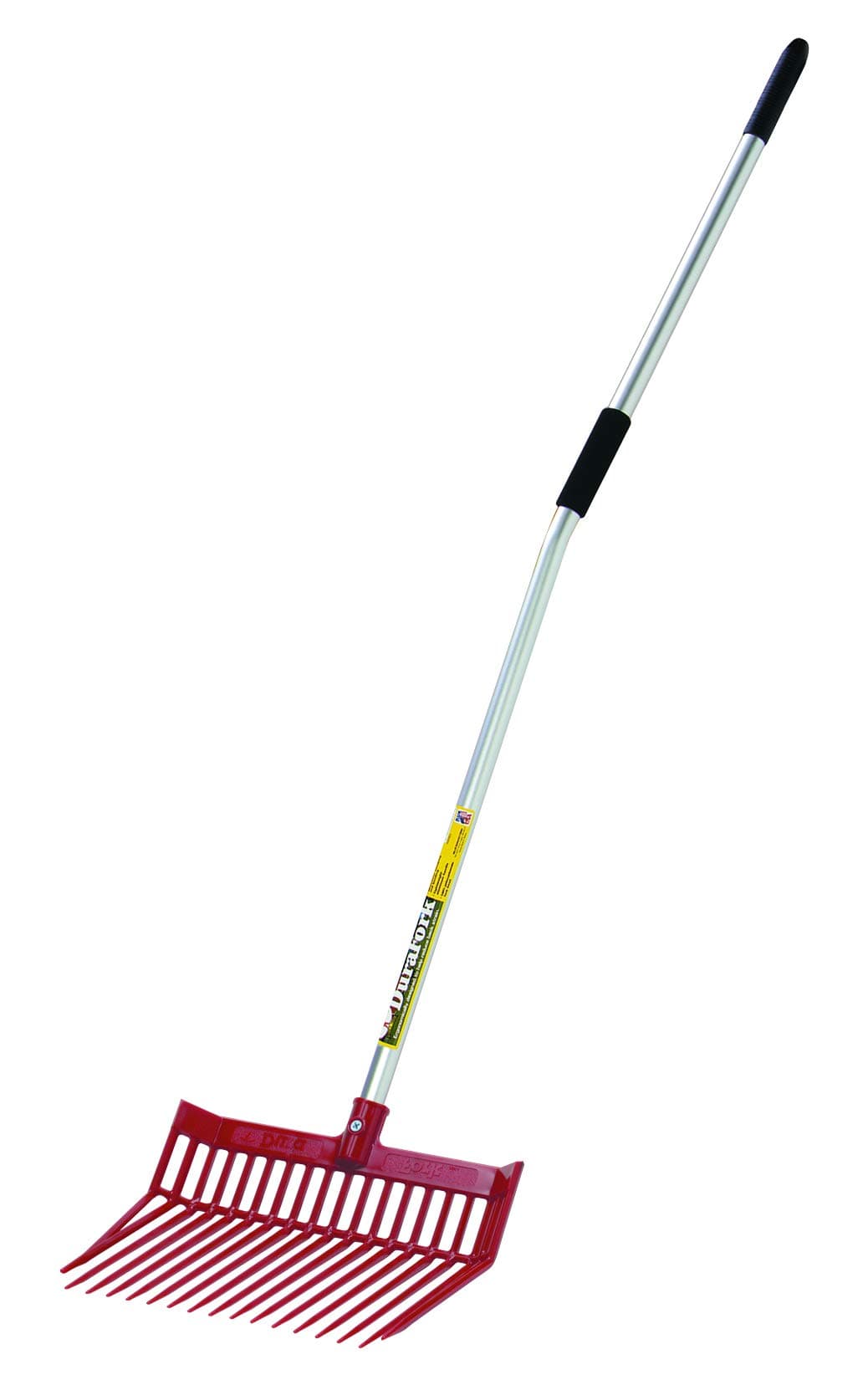 DuraFork Pitch Fork (Red) Durable Polycarbonate Stable Fork with Angled Tines w/Ergonomic Handle (Item No. PDFERED)