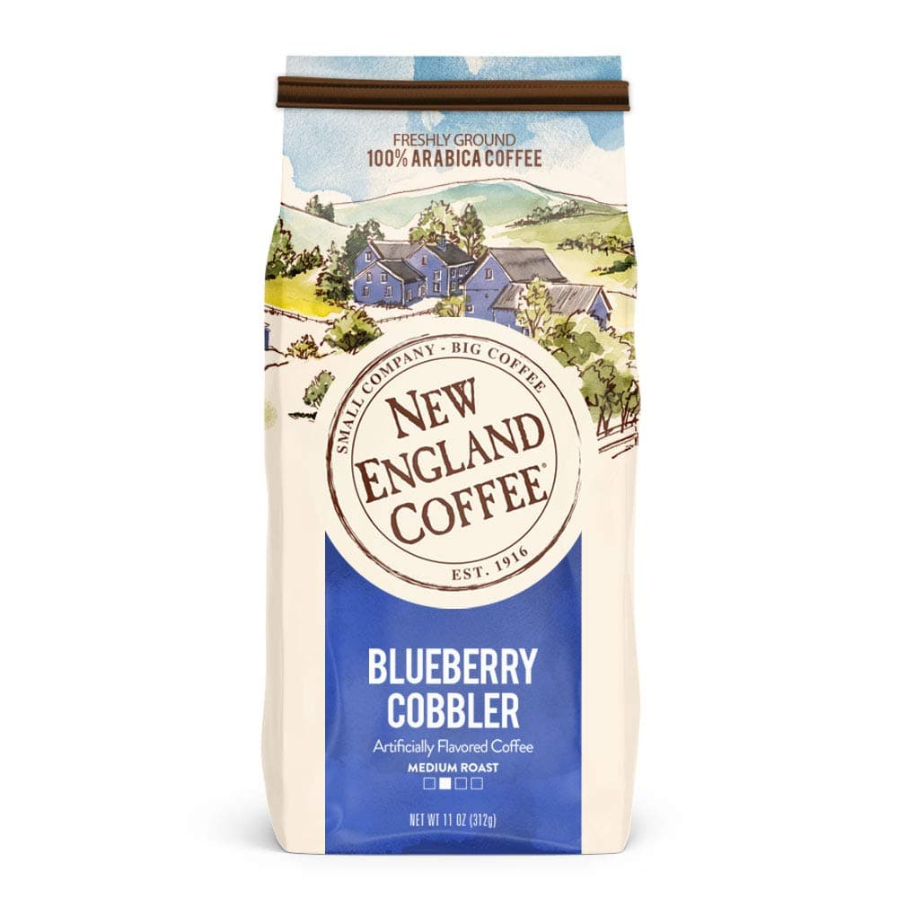 Blueberry Cobbler Medium Roast Ground Coffee, 11oz Bag (Pack of 1)