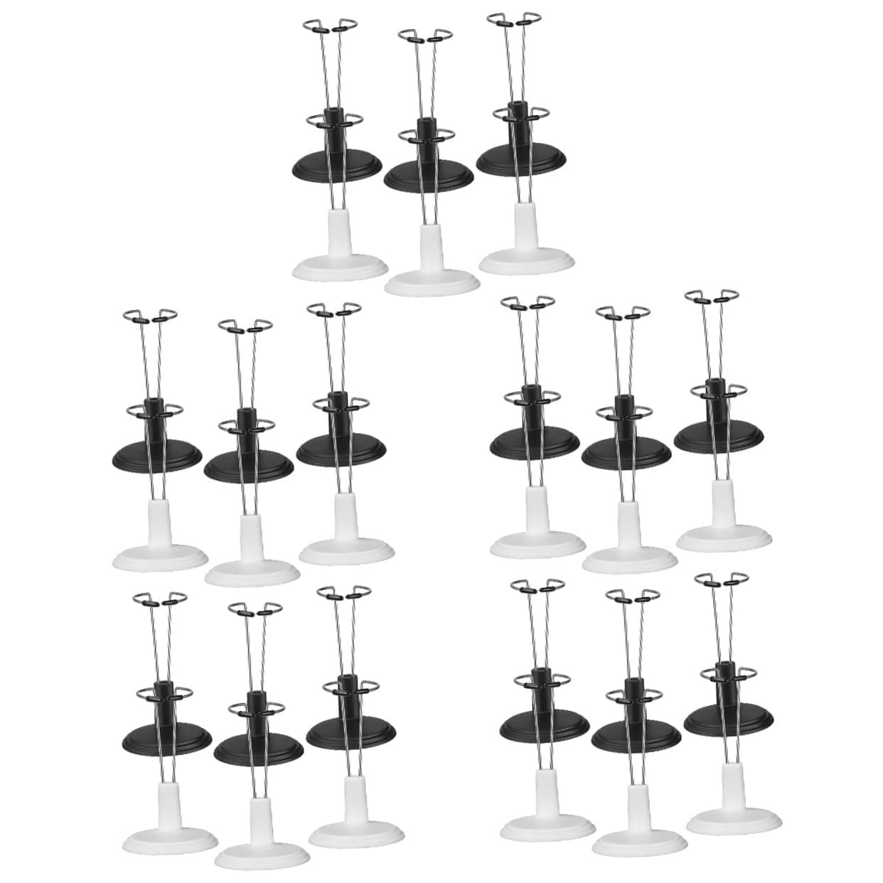 NEDOUK Doll Holder Stands Pouch Holder 30 Pcs Doll Support Frame Dedicated PVC Bracket Mini Dolls Doll Display Stands