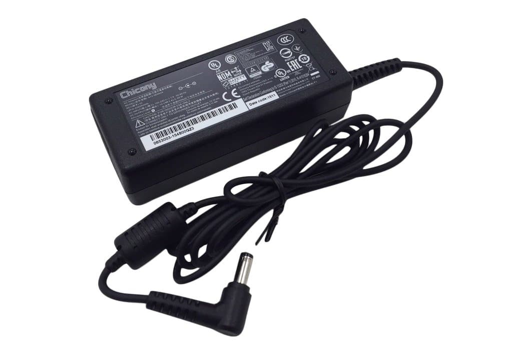 Chicony Compatible with/Replacement Laptop Charger for MSI 19V 3.42A 0335A1965 Adapter Adaptor Power Supply (Power Cord Included)